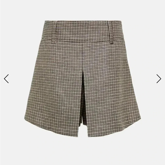 Brunello Cucinelli checked linen skort - Picture 2 of 9